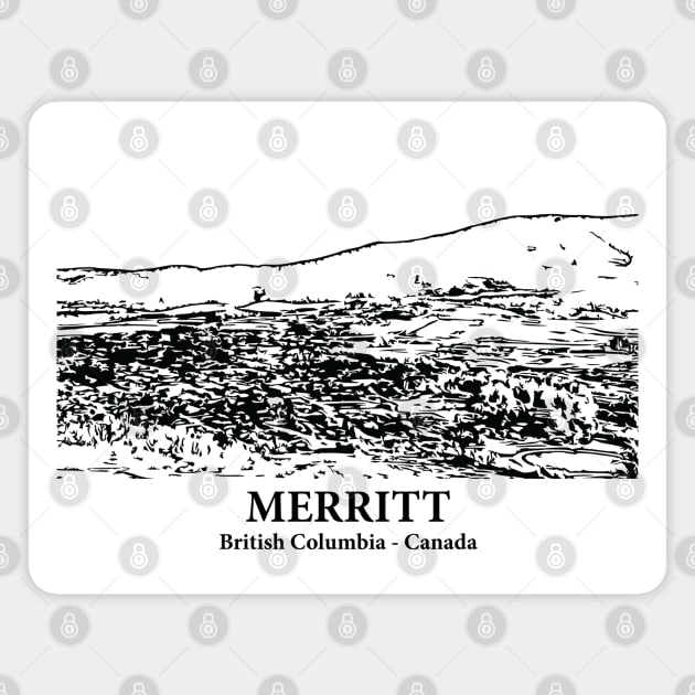 Merritt - British Columbia Magnet by Lakeric